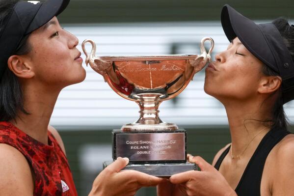 Hsieh and Wang win French Open women's doubles after beating
